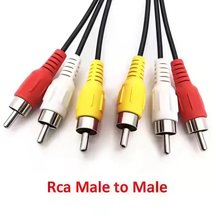 Câble AV composite 3 RCA vers 3 RCA