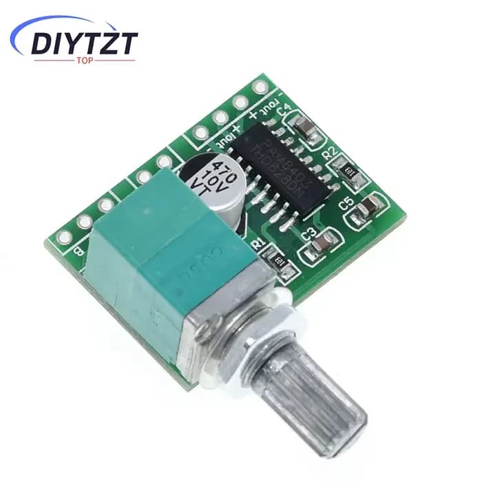 DIYTZT PAM8403 carte amplificateur Audio de puissance 5V 2 canaux 3W W contrôle du Volume/alimentati