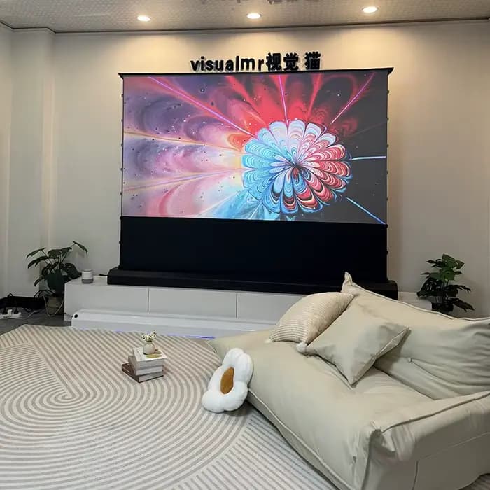 VisualMr-Écran de projection électrique Fresnel ALR