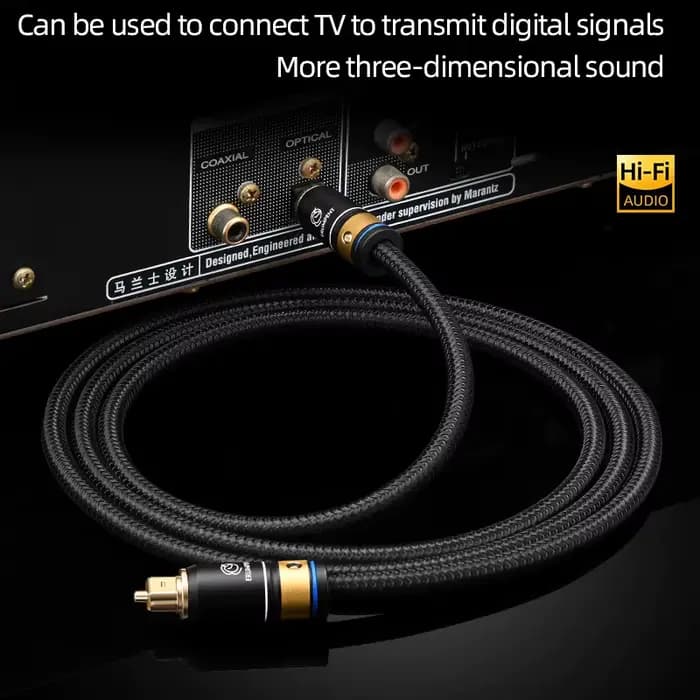 ERUMPENT câble Audio optique numérique HiFi conducteur POF