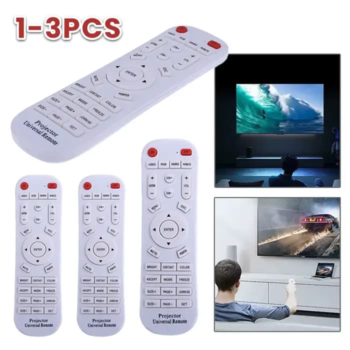 Télécommande de remplacement pour projecteur multifonctionnel universel