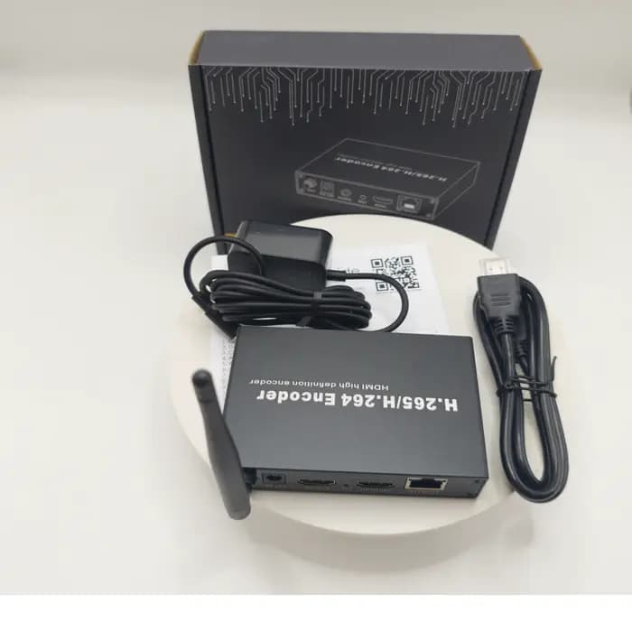 Encodeur vidéo WiFi sans fil HD en boucle H265 H264 HEVC IPTV HDMI vers IP RTMP SRT UDP HLS RTSP pou
