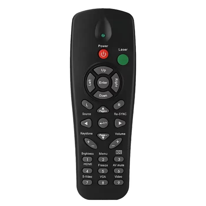 Télécommande pour projecteur Optoma DS322 DS317 DS316 DS219 DS216 DS211 DS306 DS671 ES530 ES529 ES521 ES522 ES520 ES531