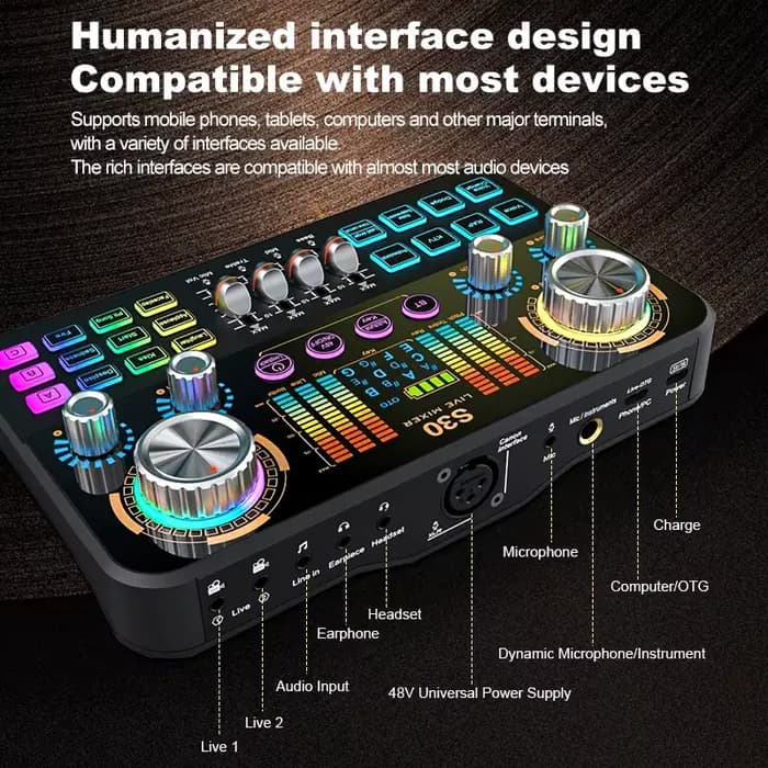 Table de mixage audio FUHAM S30