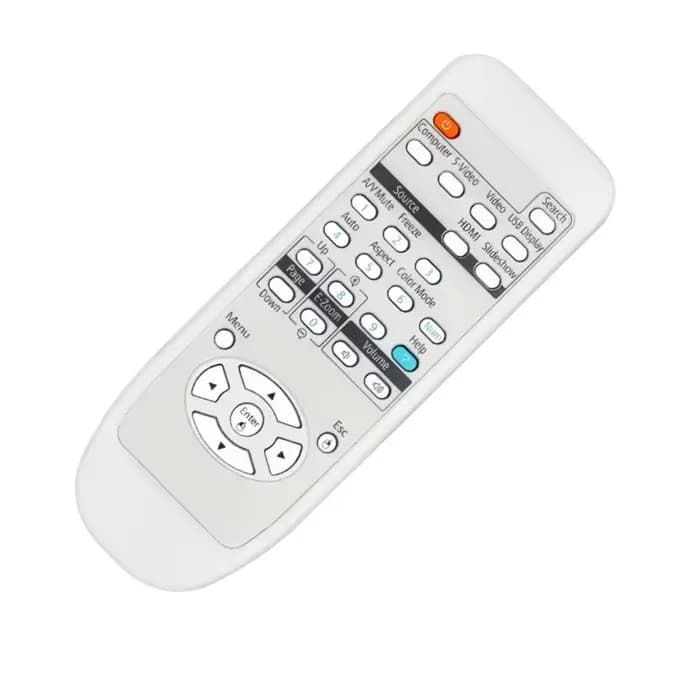 Télécommande compatible pour projecteur Epson pour les modèles 92/3/5/6/905/15/35W D6150 EMP-6010/6100/6110 EB-C30XH/E EB-C45W/C50W