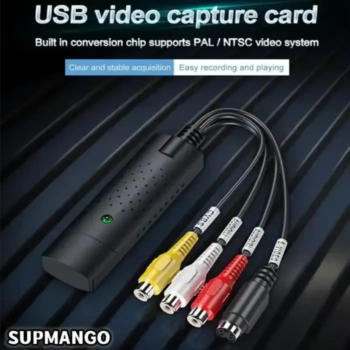 Carte de capture vidéo et audio USB 2.0 Easy Cap – Adaptateur