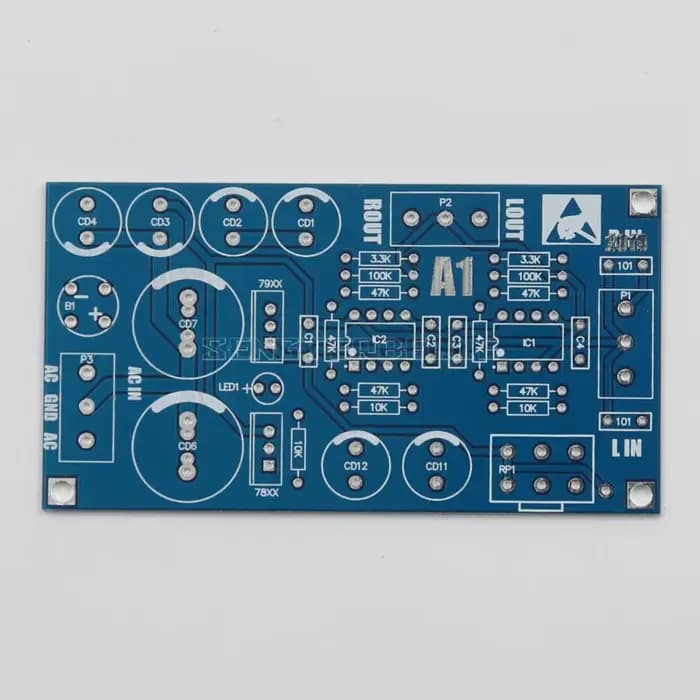 Panneau de préampli Audio hi-fi 5532