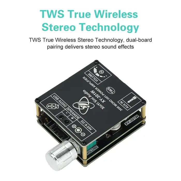 Amplificateur BT DC 9-24V XY-301W Mono 30W