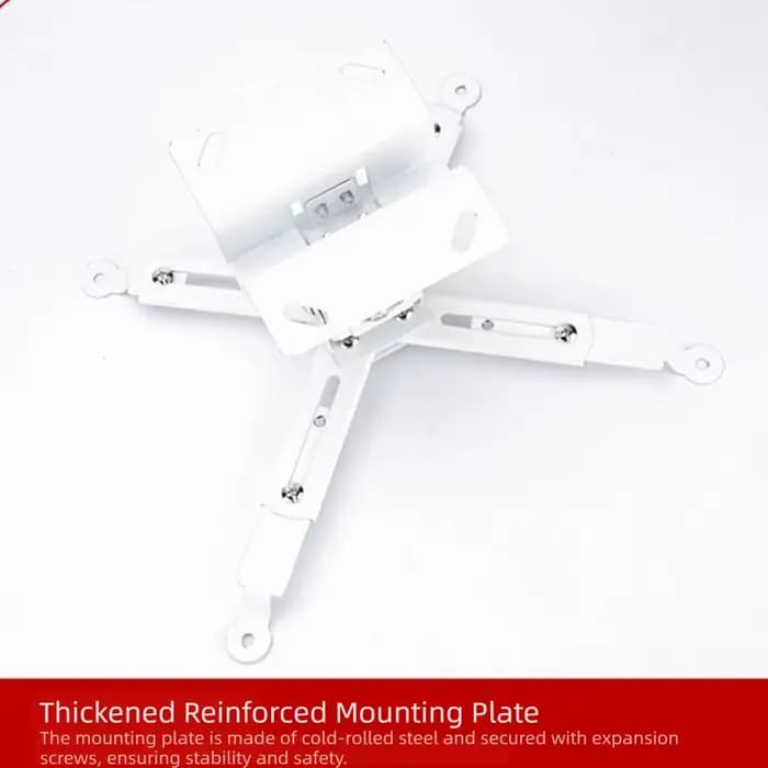 Support de projecteur rétractable avec bras extensibles