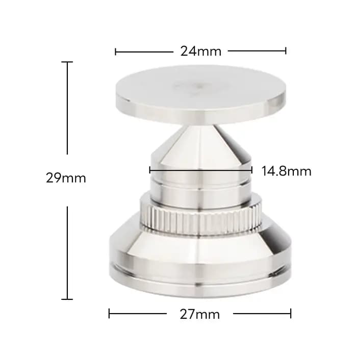 4 supports de haut-parleurs anti-vibrations pour appareils Hi-Fi et enceintes