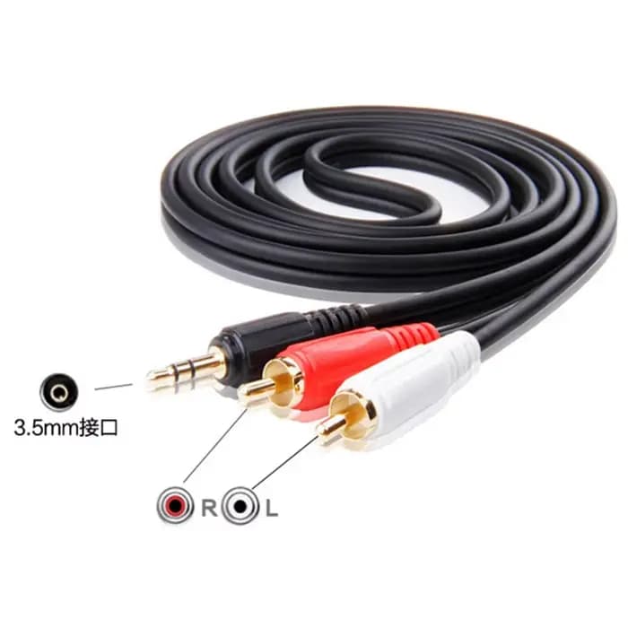 Câble audio RCA Jack 3.5 vers RCA