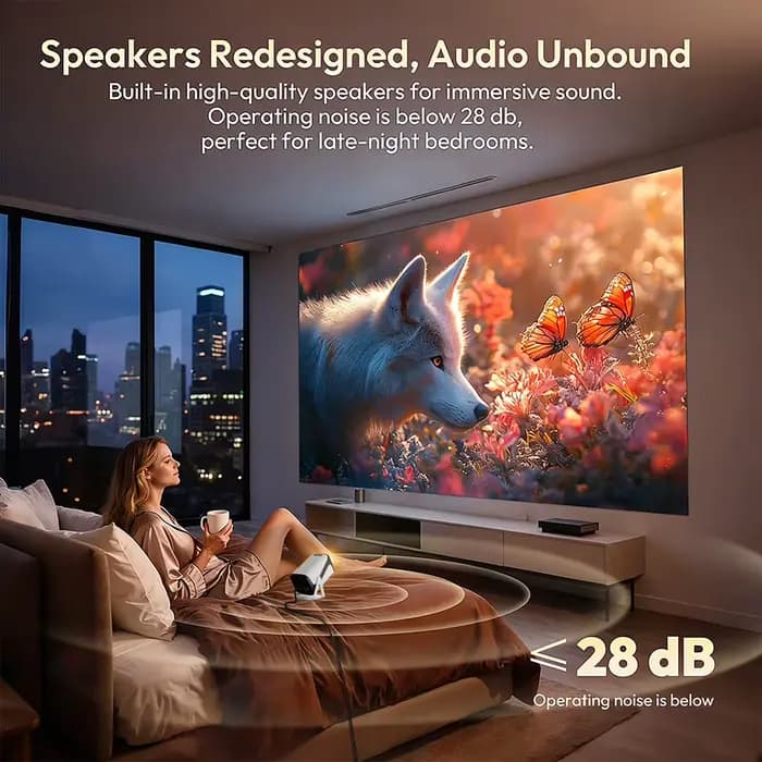 Projecteur intelligent Full HD 1080P