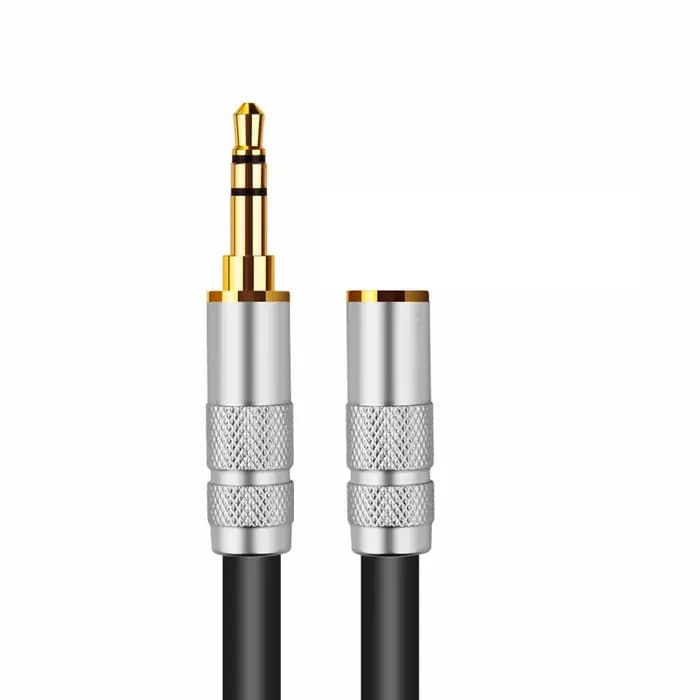 Câble audio audio avec rallonge de 3.5mm, jack de 3.5mm, mâle à femelle, stéréo, pour sauna et télép