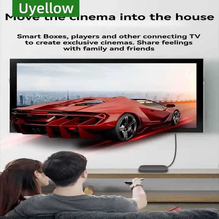 Uyellow 48Gbps câble compatible HDMI 8K 60Hz 50cm 1m 2m 3m 5m