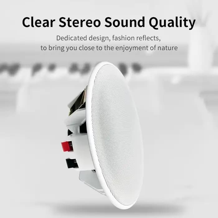 Hautréusdomestiques M6-2 haut-parleurs audio de plafond pour systèmes