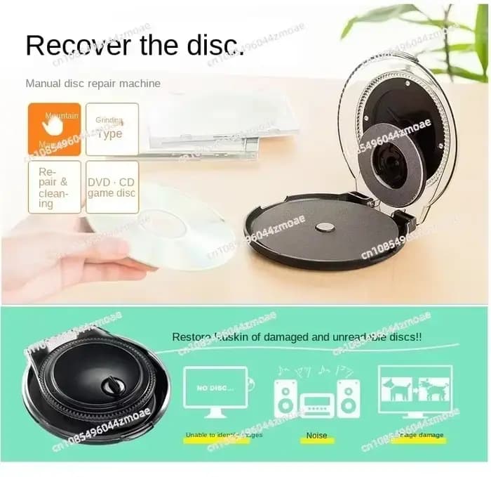 Réparateur de disques CD/DVD Blu-ray Butterfly : Nettoyage