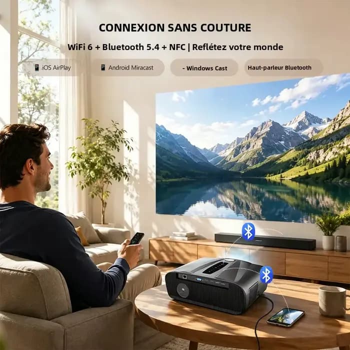 A9T Projecteur 4K Home Cinéma