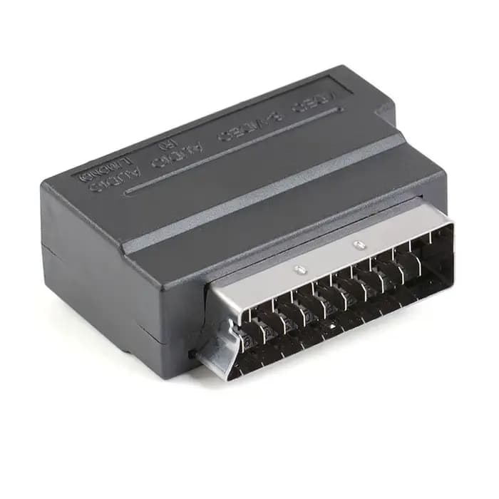 Adaptateur TV AV 21 broches RGB Scart vers 3 RCA s-vidéo