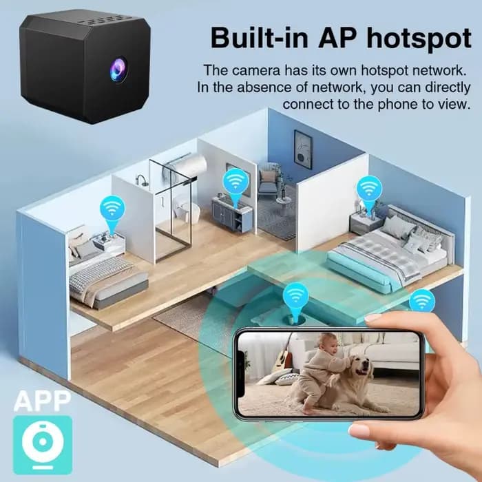 Mini caméra HD 1080P maison petites caméras Wifi sans fil sécurité à domicile
