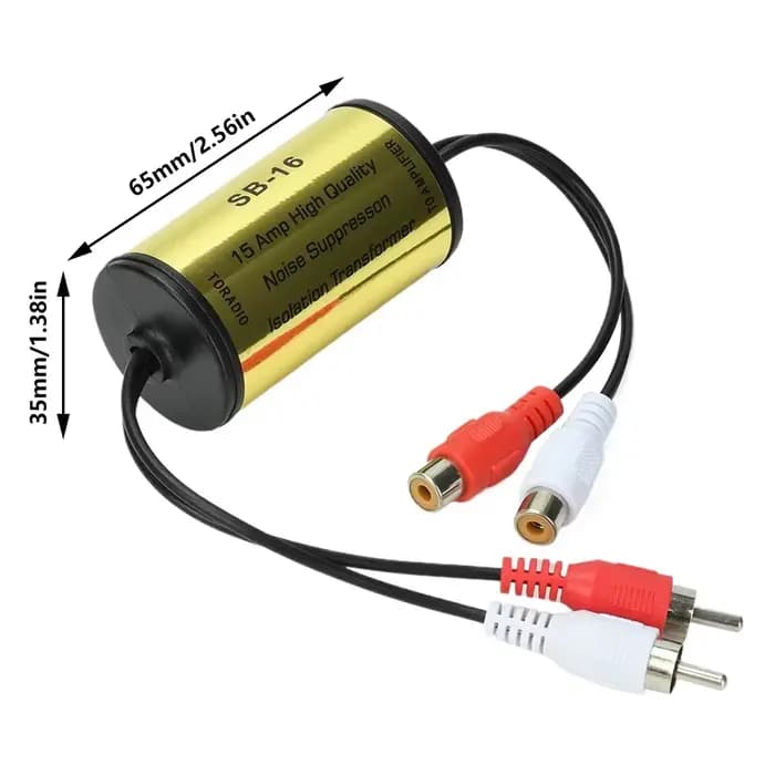 Le filtre anti-bruit audio RCA réduit efficacement le bruit