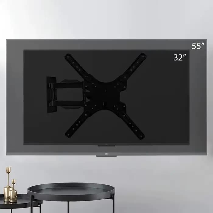 Support mural rétractable pour téléviseurs légers de 32 à 50 pouces