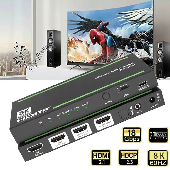 Extracteur audio compatible HDMI