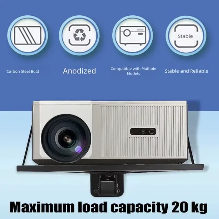 DITONG Support mural sans perçage pour accessoires de projecteur de cinéma maison pour J10 TD98 HY300 HY320 XGIMI Beamer
