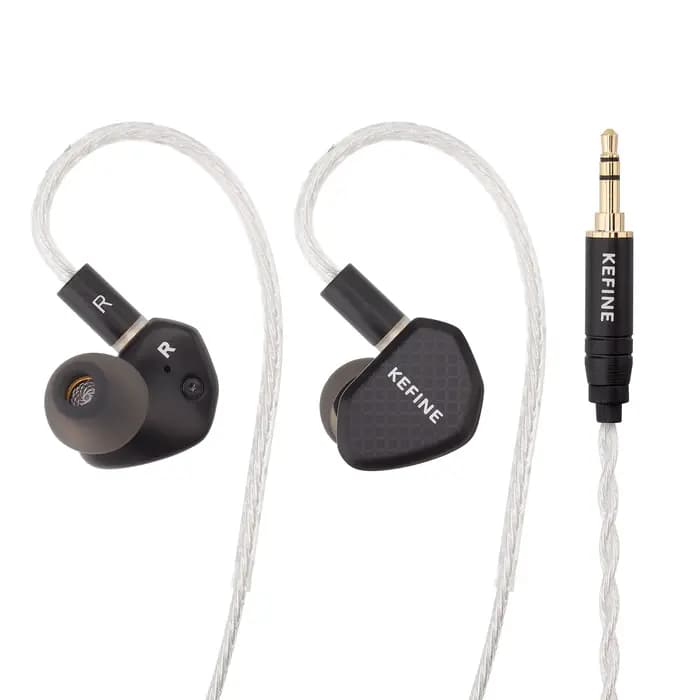 Angelears Audio Kefine Klean Écouteurs intra-auriculaires Hi-Fi avec transducteur dynamique à diaphr