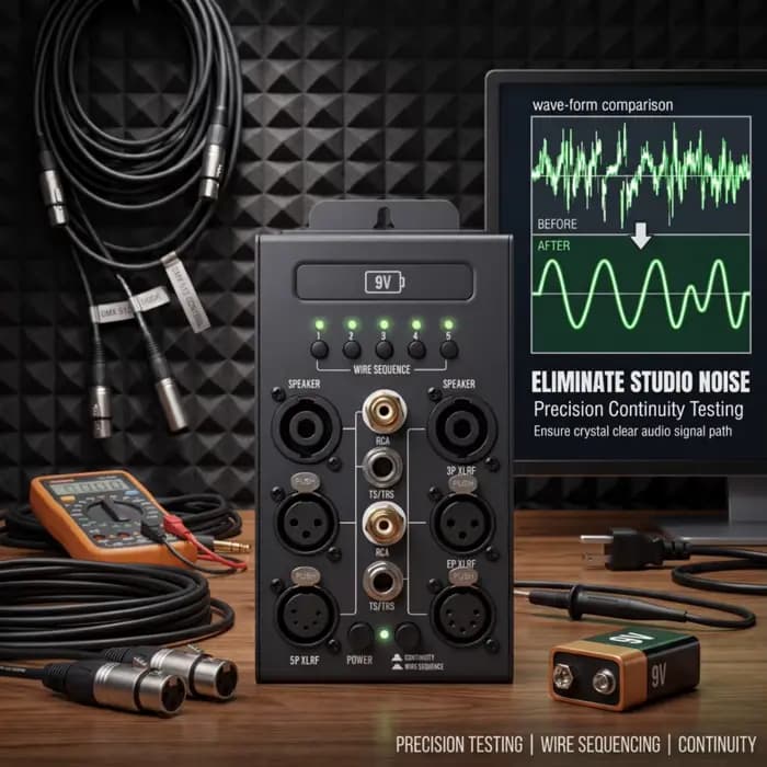 Testeur de câbles audio