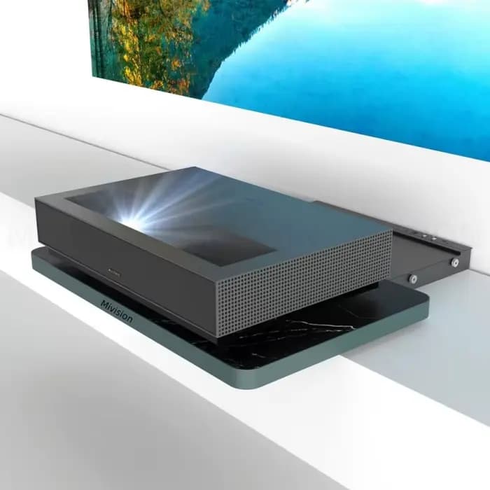 Plateau coulissant motorisé pour TV laser pour projecteur à jet ultra court (UST)