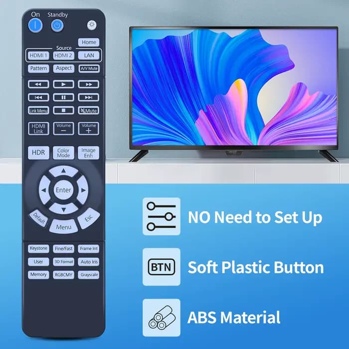 Nouveau travail de télécommande pour projecteur Epson 2198638 219863800
