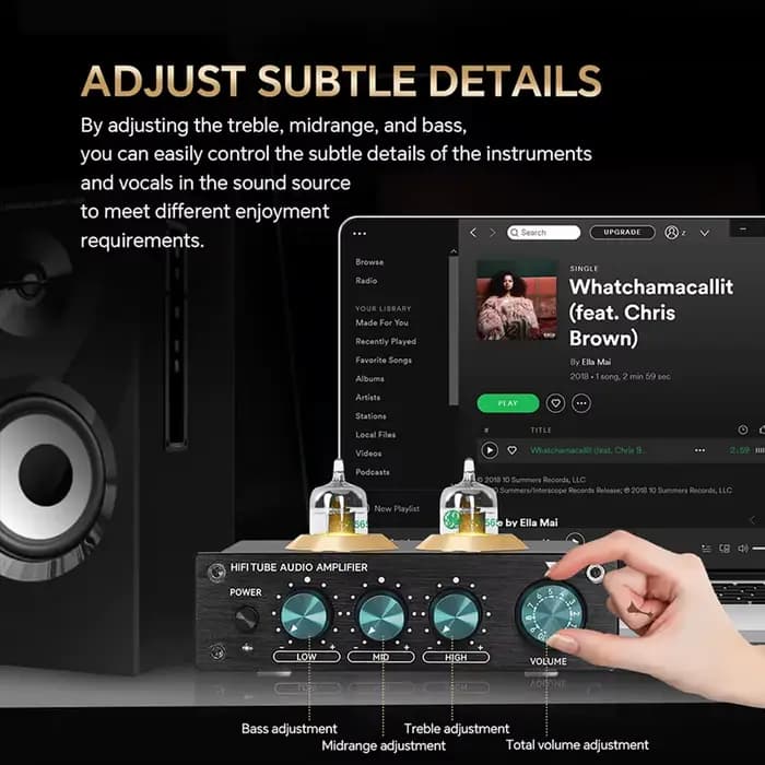 Préamplificateur Audio à Tube électronique professionnel