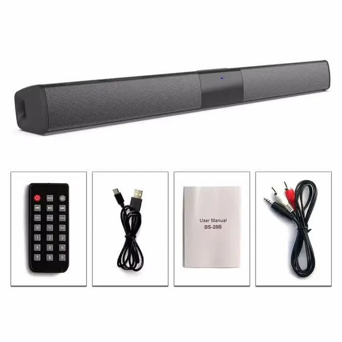 Barre De son pour TV caisson De basses haut-parleur Bluetooth barre De son boîte musique Radio sans