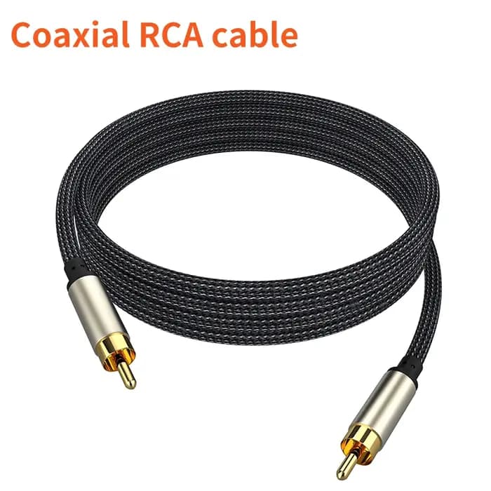 Câble Coaxial Audio numérique RAC SPDIF RCA vers RCA, câble Audio-vidéo mâle pour projecteur DVD, am