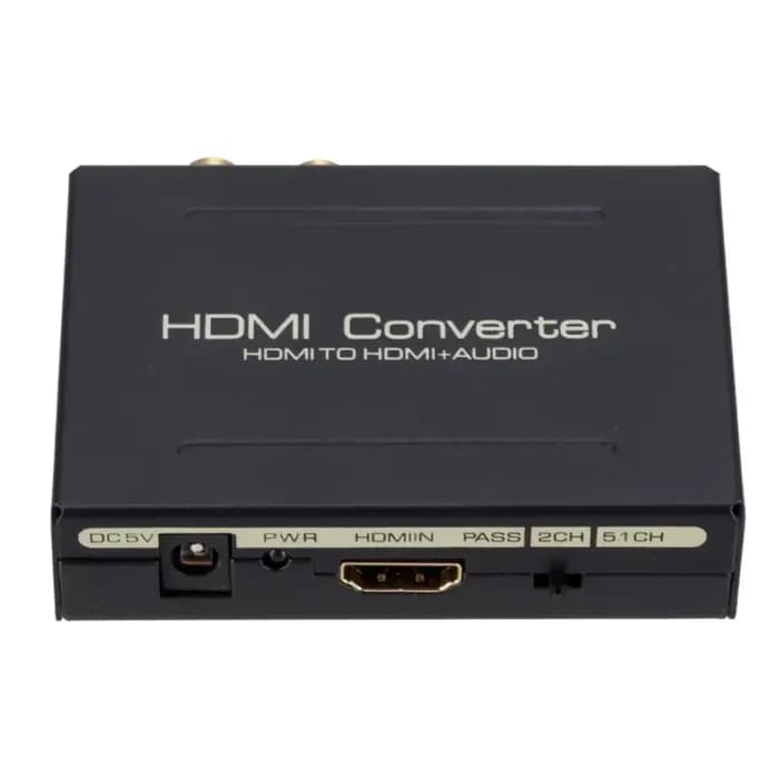 Répartiteur audio HDMI 1080P 60Hz, extracteur audio stéréo 3.5mm vers HDMI et optique TOSLINK éventu
