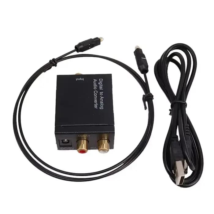 Convertisseur Audio Coaxial vers analogique à Fiber numérique Hi-Fi, décodage du convertisseur D/A p