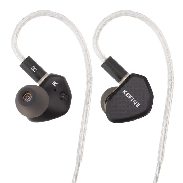 Angelears Audio Kefine Klean Écouteurs intra-auriculaires Hi-Fi avec transducteur dynamique à diaphragme DLC de 10 mm