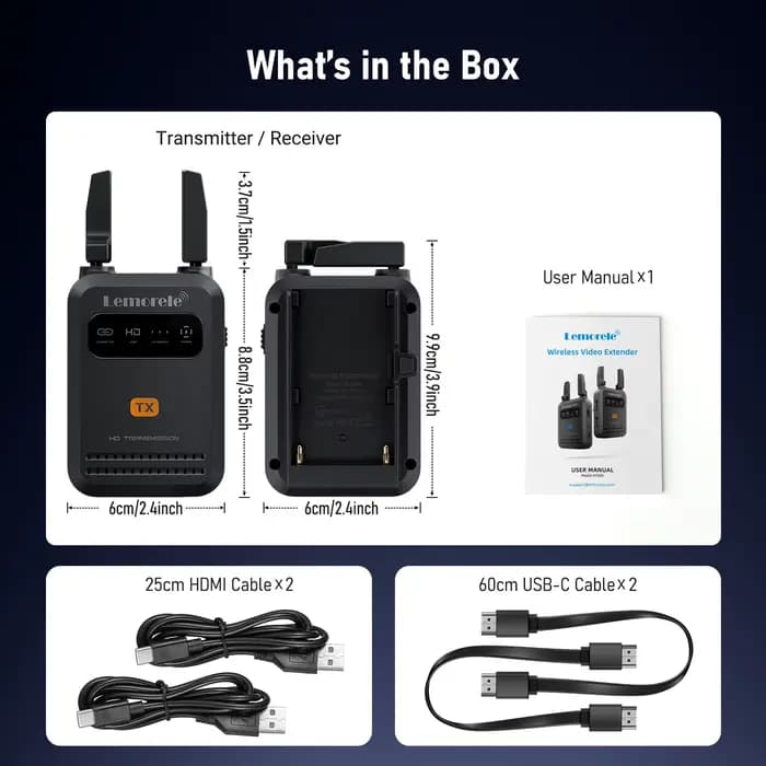 Lemorele – transmetteur et récepteur HDMI sans fil