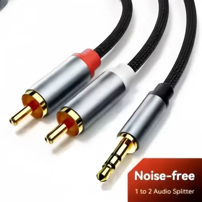 Câble audio 3, 5 mm vers 2 RCA