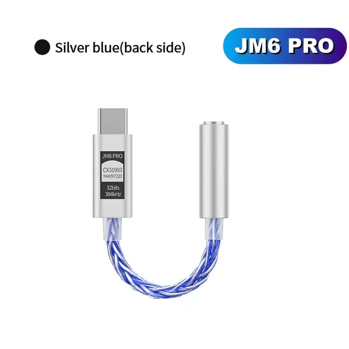 JCALLY JM6 Pro type-c à 3.5mm double DAC CX31993 MAX97220 décodage Audio numérique amplificateur de