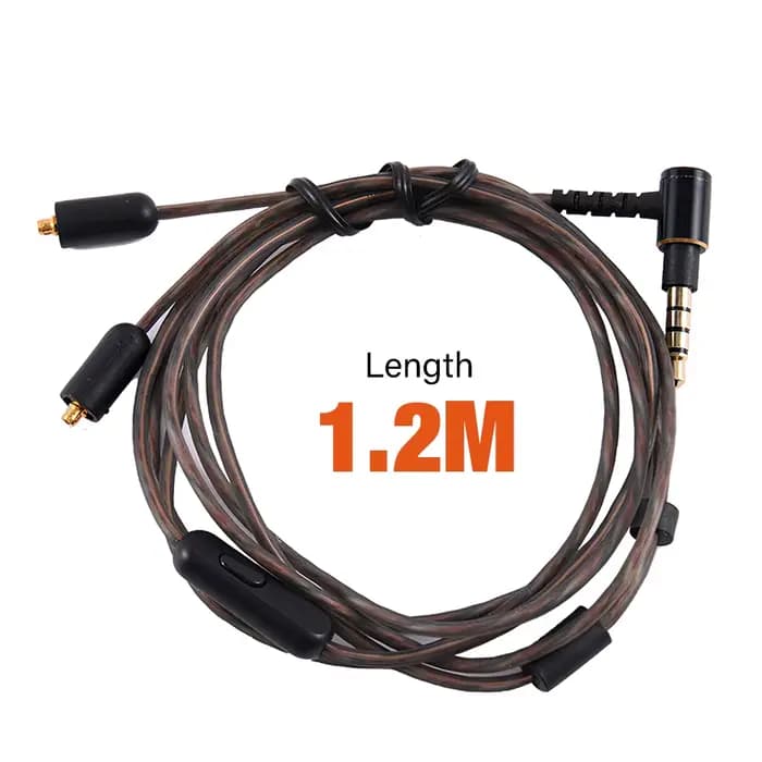 Fil de câble Audio argenté pour écouteurs SONY XBA-Z5 XBA-H3 H2 XBA-A3 A2 XBA-N3AP N1AP XBA-300AP 1.2m