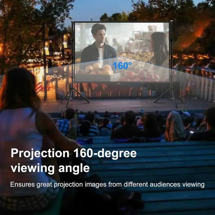 Écran de projection VEIDADZ avec support