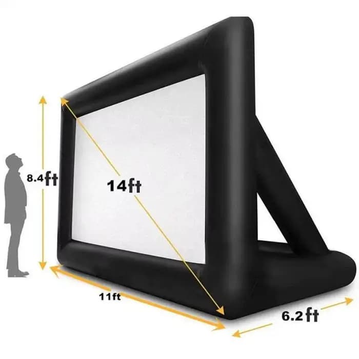 Écran de Film de projecteur extérieur Iatable 14/16 pieds pour la maison