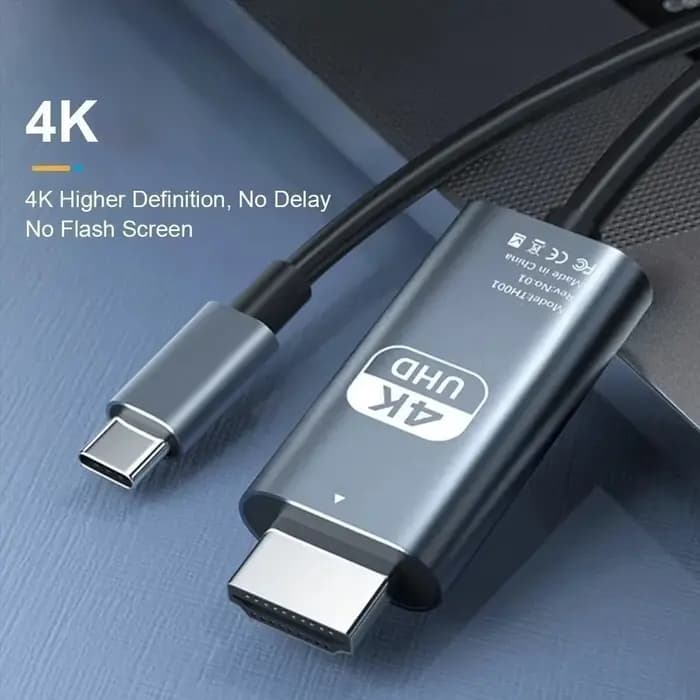 Câble de conversion vidéo HD 4K type C vers HDTV