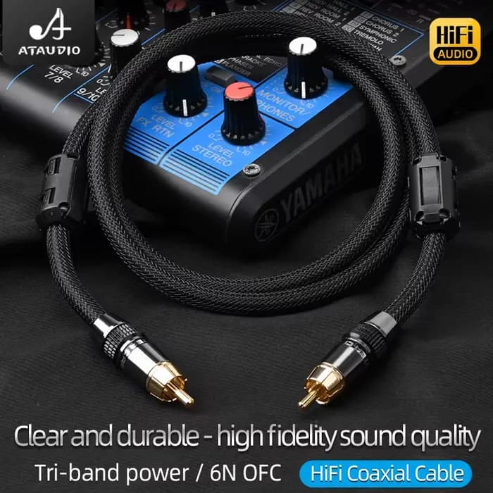 Câble coaxial HiFi RCA