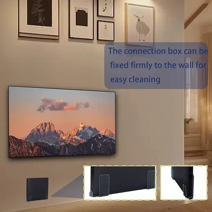 TV One Connect Box support mural pour Samsung 55''65" 75 "77" 85 ''QLED Smart TV QN700 QN800 QN900 QN95A QN95B S95C S95D S95F