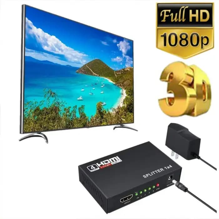 Répartiteur HDMI 1 entrée 4 sorties