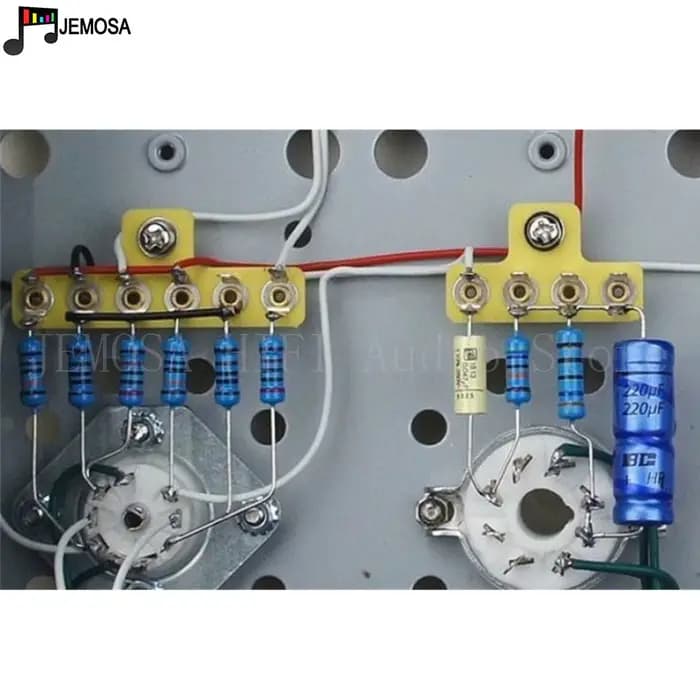 Bande d'étiquettes Audio pour projets de bricolage, 5 pièces, panneau d'étiquette, panneau de tourelle, Terminal de cosse pour amplificateur à Tube Audio Vintage