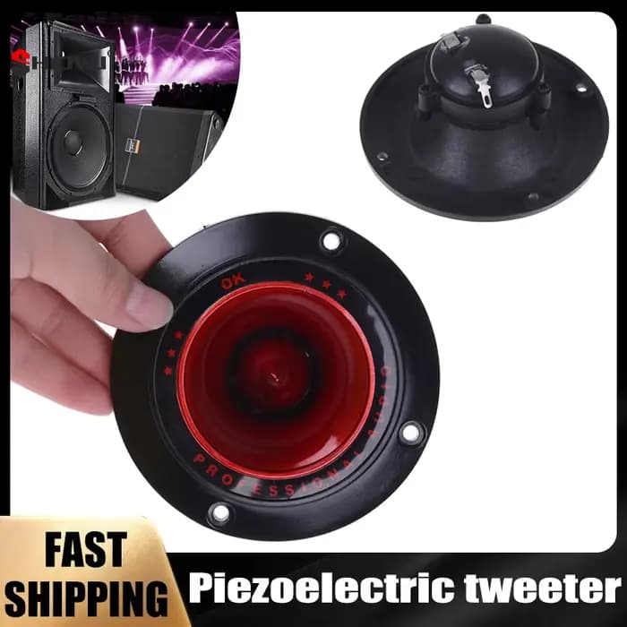 Tweeter piézoélectrique, haut-parleur Audio 98MM pour caisson de basses, son de scène, haut-parleur aigus à monter soi-même