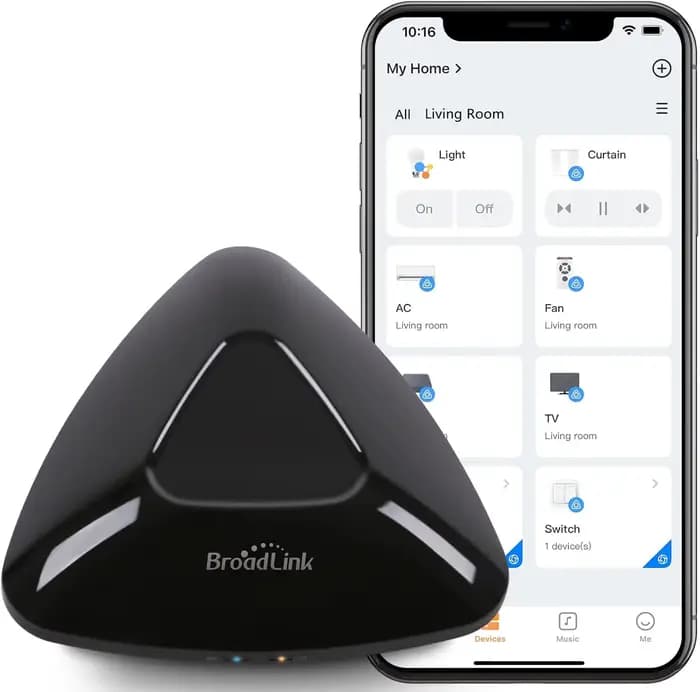 Broadlink RM MAX IR RF WiFi télécommande universelle domotique intelligente fonctionne avec Alexa et Google Home